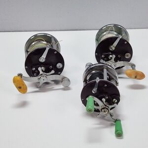 Lot of 3 Vintage Penn Peer No. 109 & 209 MF Fishing Reels Made in USA